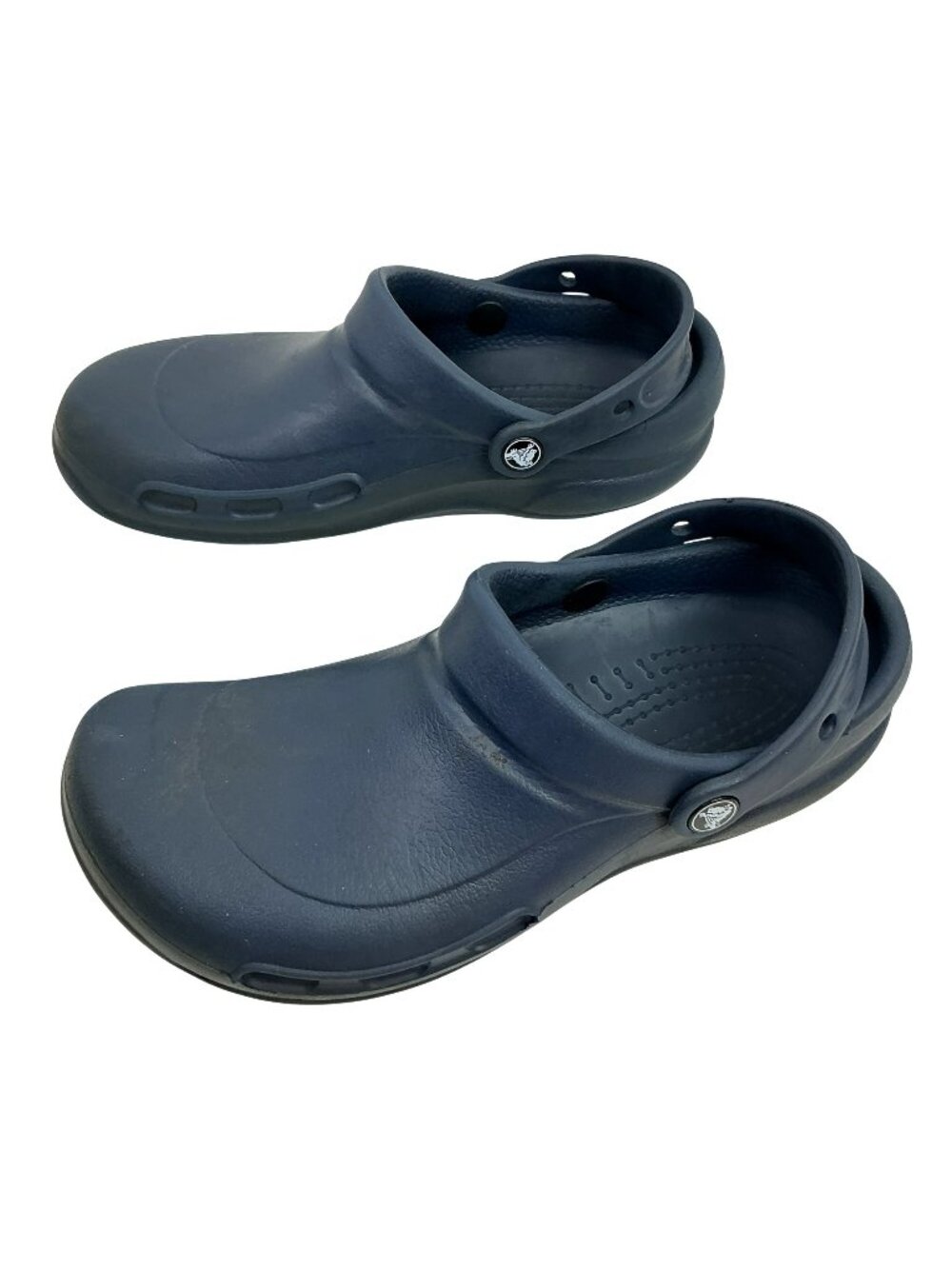 Crocs Bistro Clog Work Shoes Sandals Womens 9 Mens 7 Navy Blue